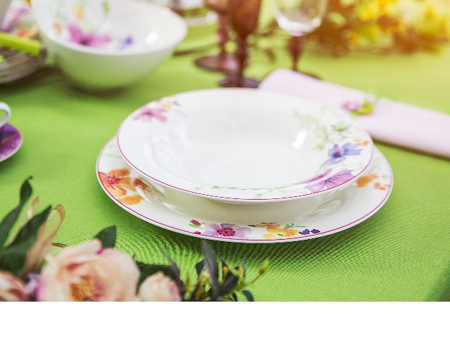 Piatto Dessert Mariefleur Basic Porcellana Villeroy E Boch