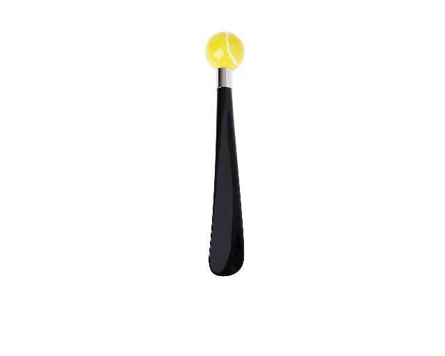 Shoehorn tennis ball hand-painted
