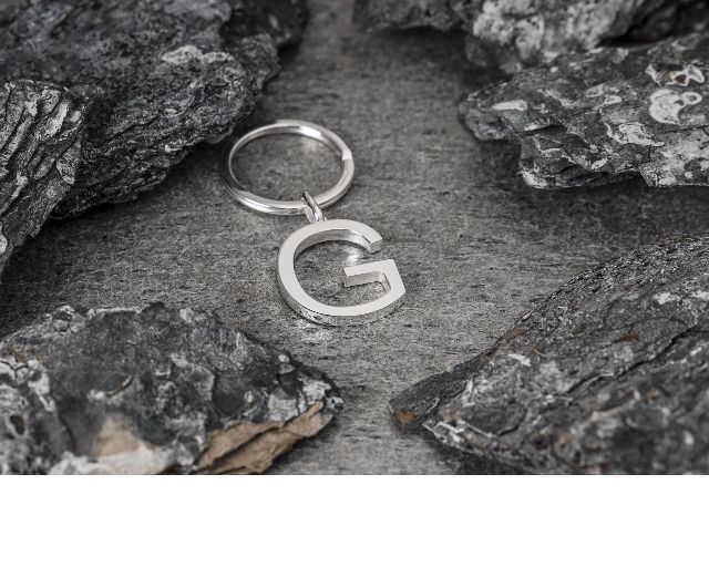Portachiavi Argento Lettera G Selezione Zanolli 10951 2vpcg