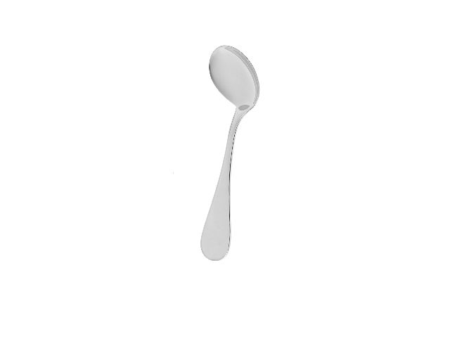 Baby bent spoon silver