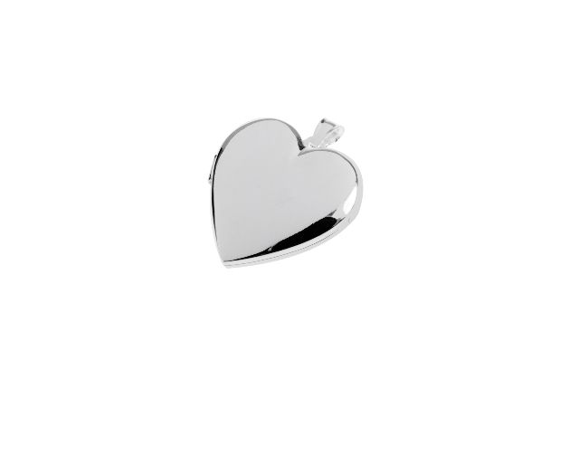 Heart pendant heart silver