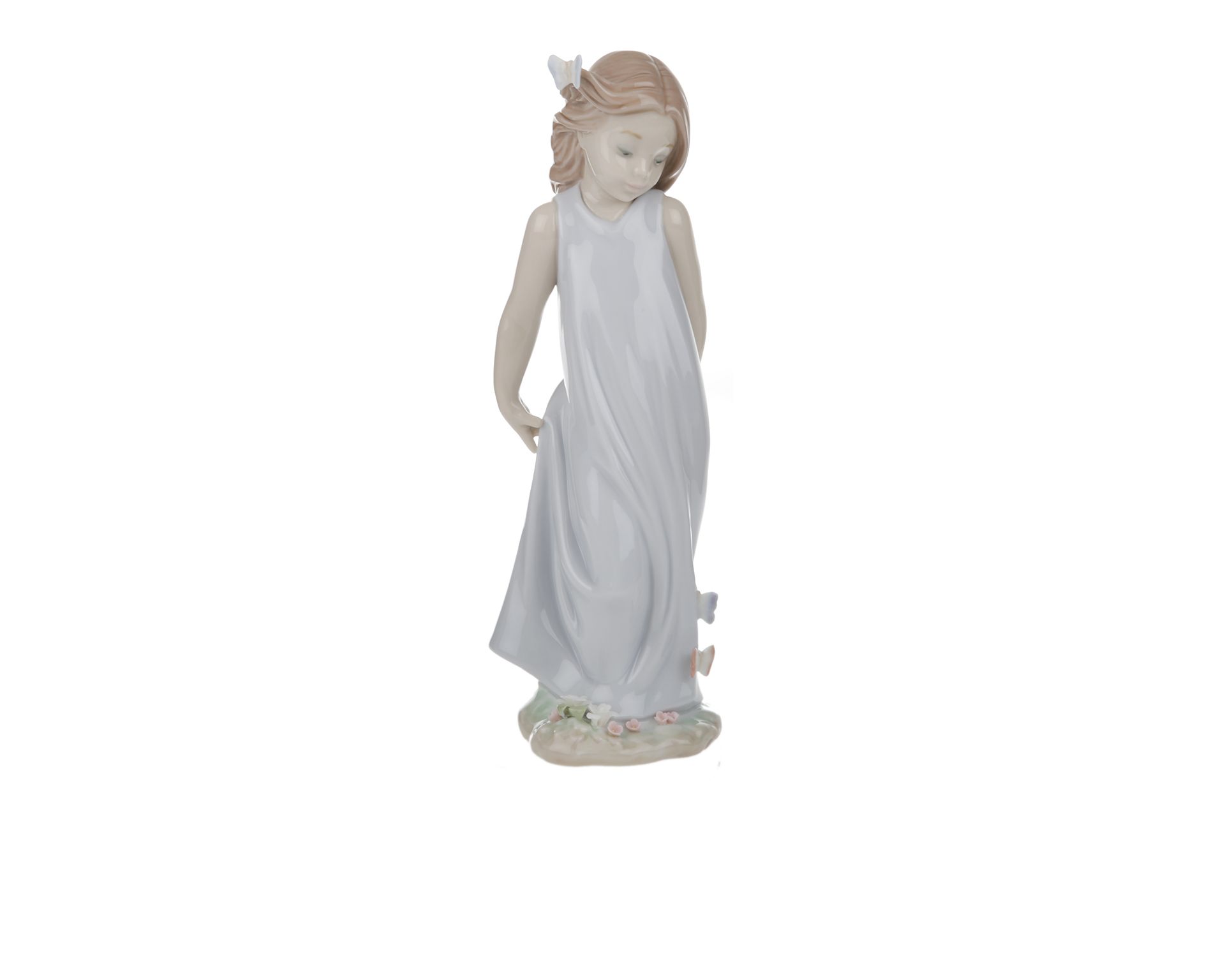 Amica Delle Farfalle Porcellana Lladro