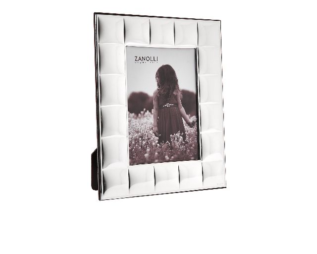Picture frame quadri bilaminated silver
