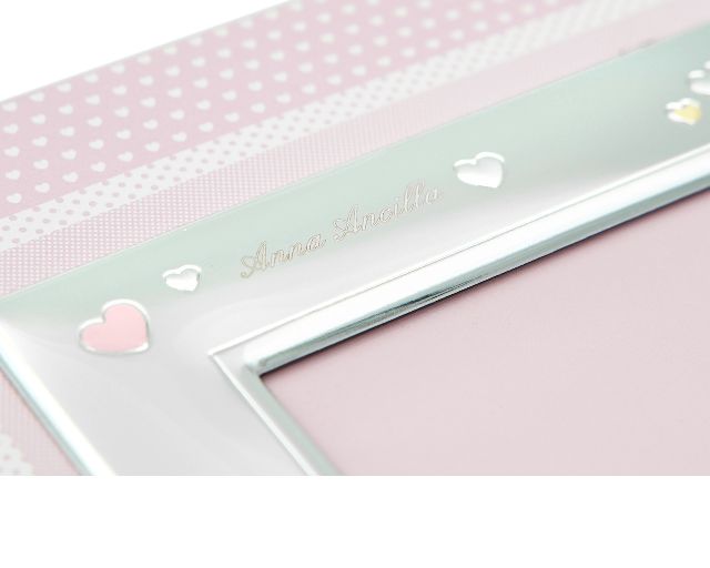 Album Orsetto Sleepy Argento Pvd Con Cornice Portafoto Rosa Selezione Zanolli 173332 875pu851220ar