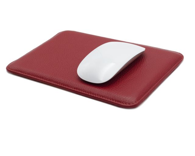 Mouse Pad Table Pelle Rossa Selezione Zanolli 164469 9382202red