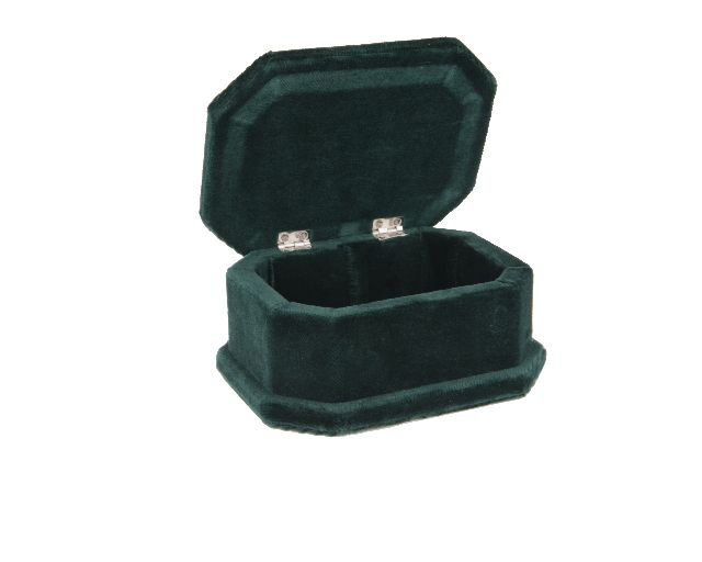 Jewellery Box Silver And Green Velvet Selezione Zanolli 8648 248sc534v
