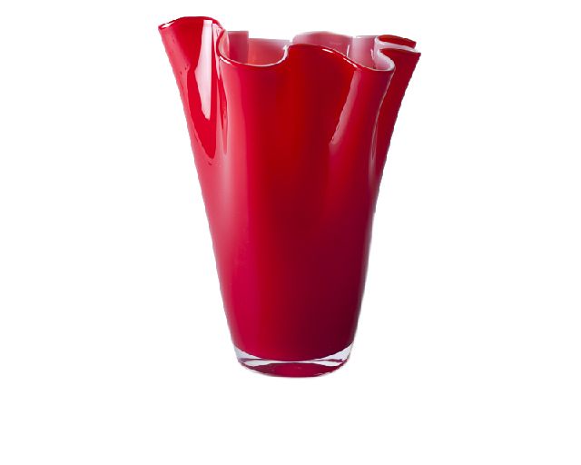Vase wave red