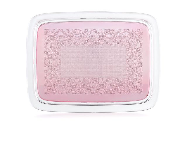 Vassoio teatime rosa
