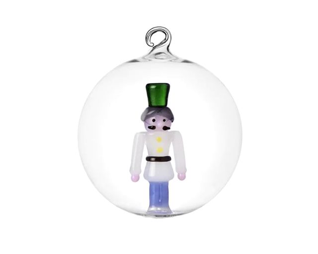 Idea regalo natale palla di natale soldatino