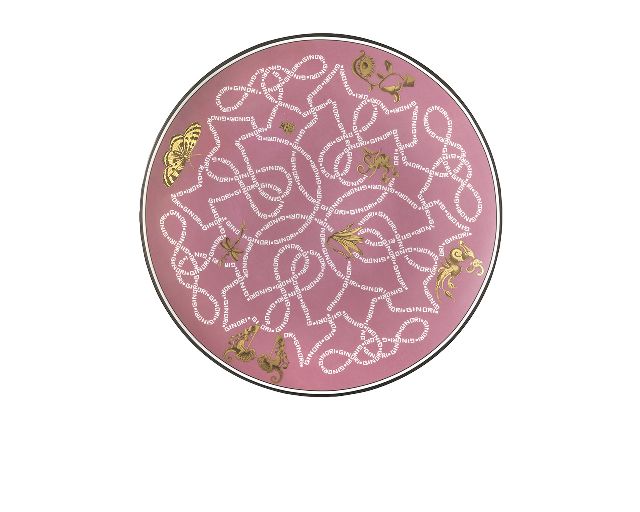 Charger plate arcadia rosa porcelain
