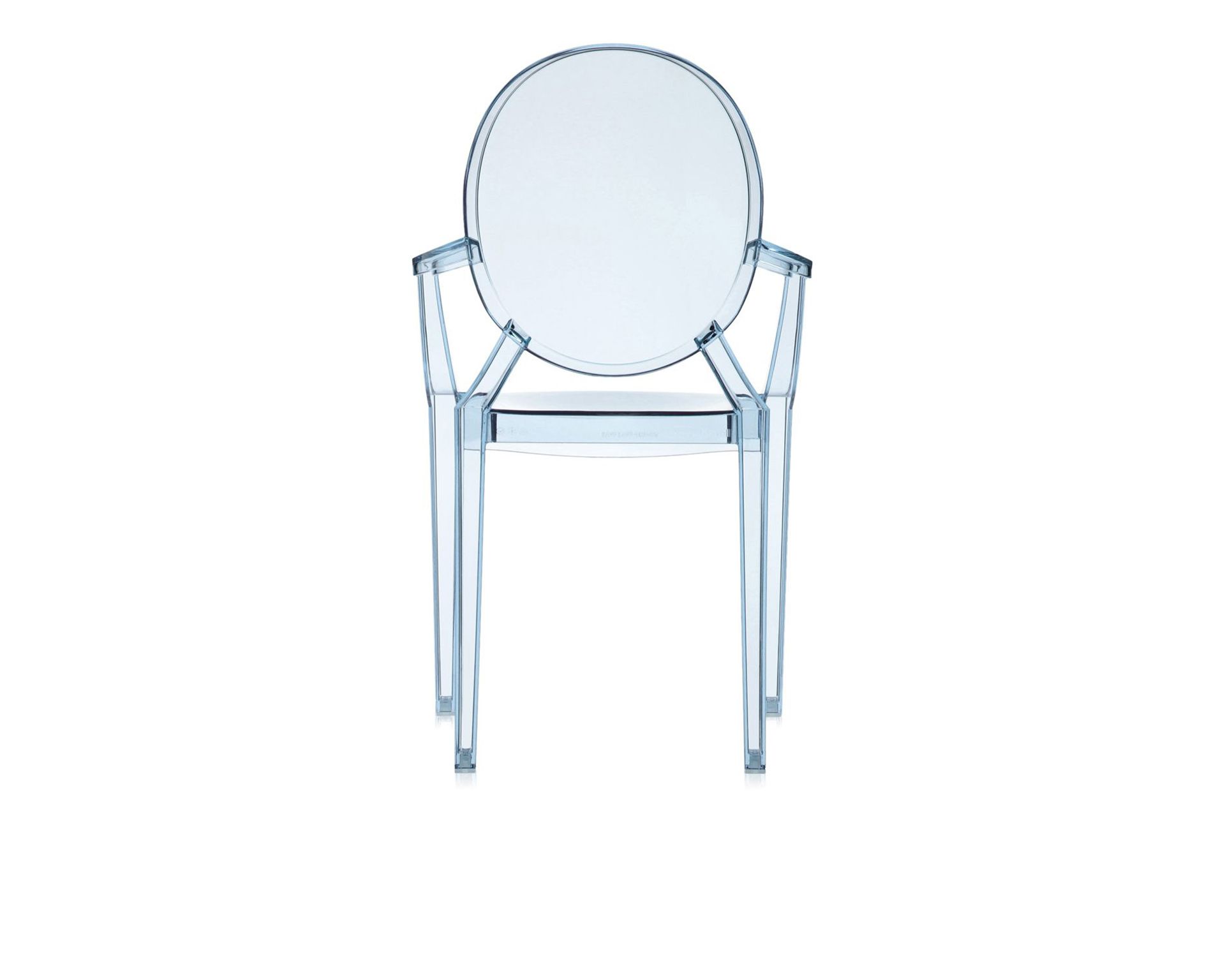 Sedia Lou Lou Ghost Azzurro Trasparente Kartell 186125 906g2853y5