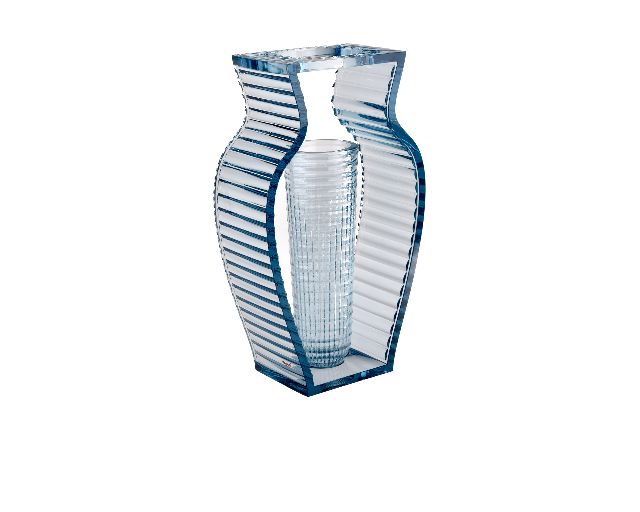 Vaso i shine colore blu