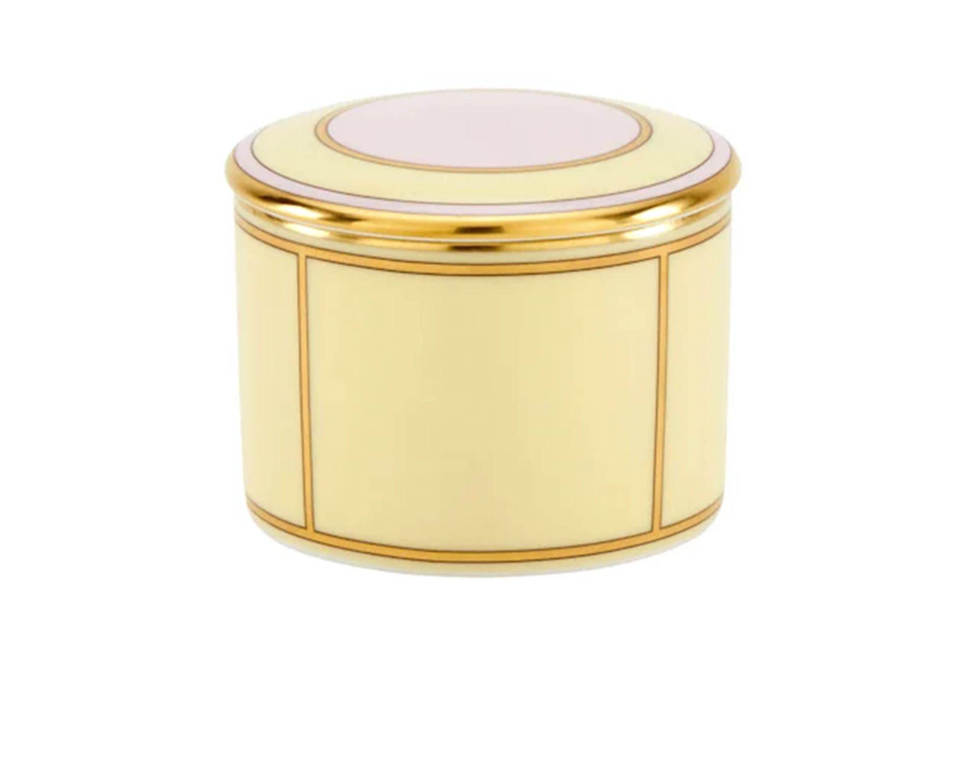 Box With Lid Diva Porcelain Yellow Richard Ginori 183629 F01700co4000080d01