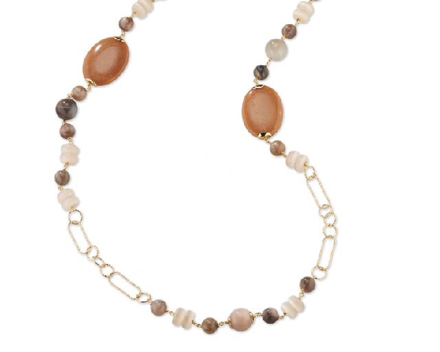 Necklace isaline brass