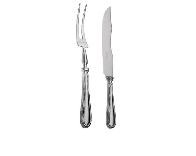 Posata trinciare argento 2 pezzi in stile inglese