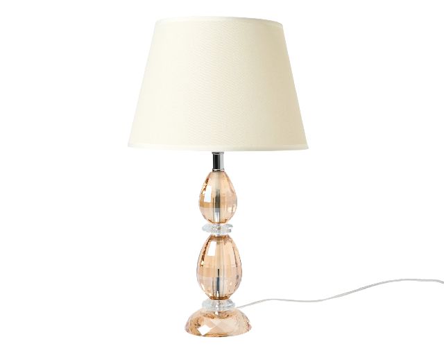 Lamp crystal champagne