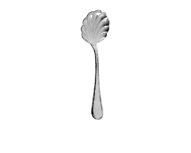 Cucchiaio conchiglia formaggio argento in stile inglese