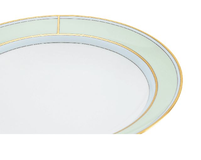Deep Plate Diva Porcelain Green Richard Ginori 183589 F00800pt2100240d00