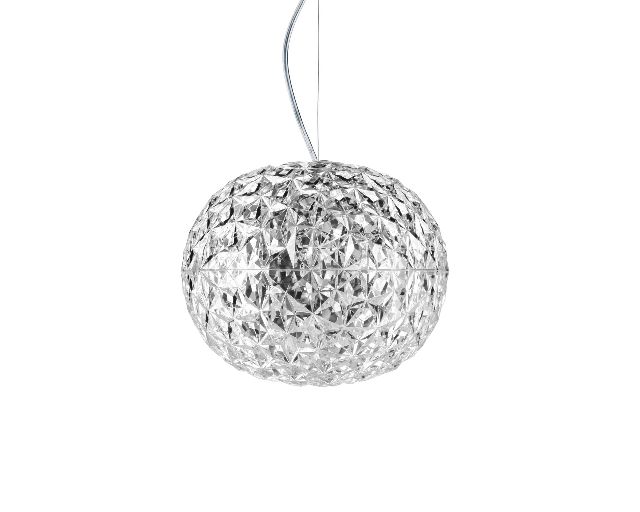 Suspension lamp planet transparent