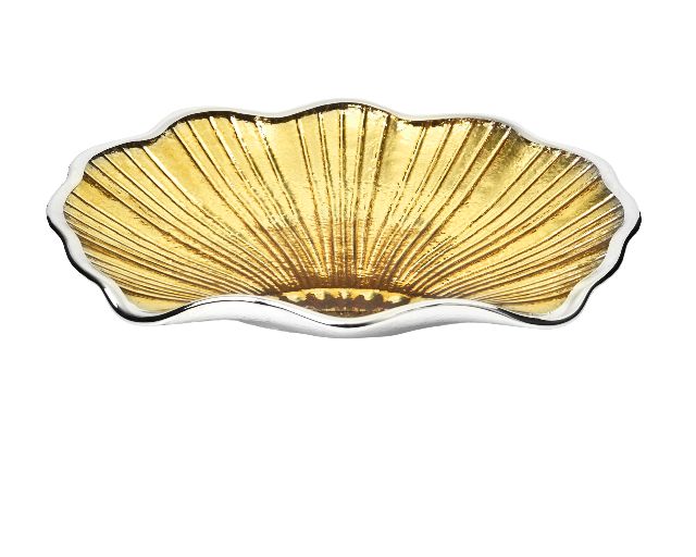 Piattino conchiglia oro