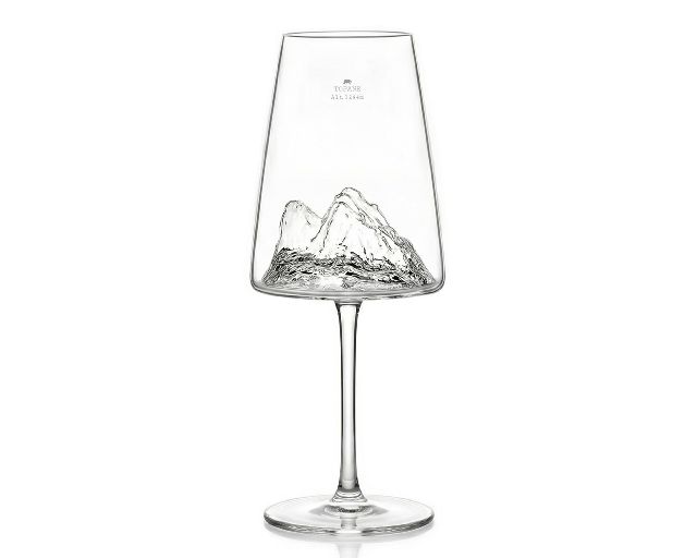 Calice vino topographic tofane