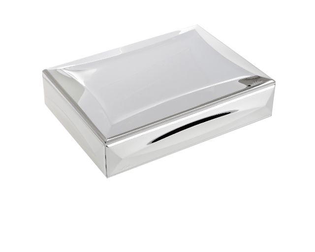 Casket riquadro in white wood