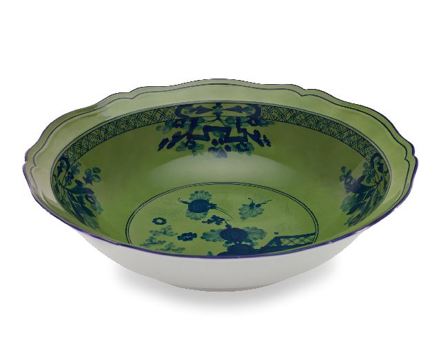 Serving soup plate oriente italiano malachi porcelain