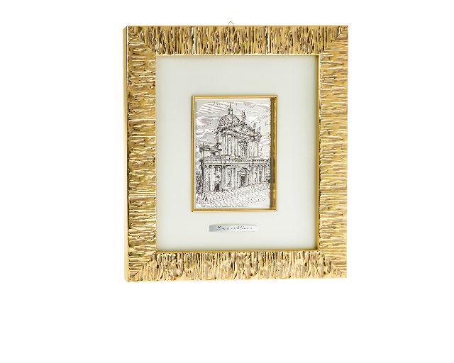 Quadro duomo di brescia argento