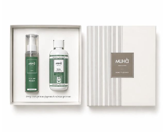 Laundry gift box with capri air spray