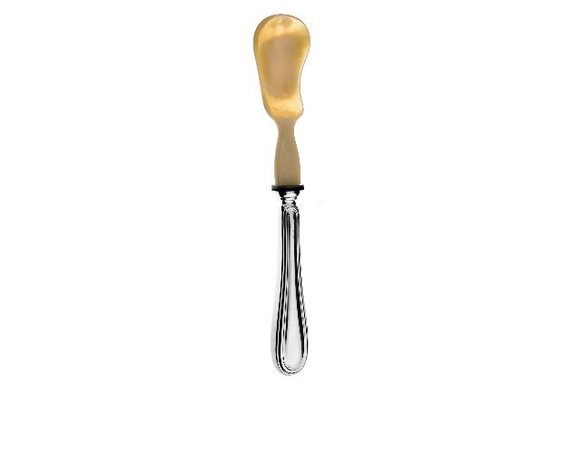 Cucchiaio caviale argento e corno