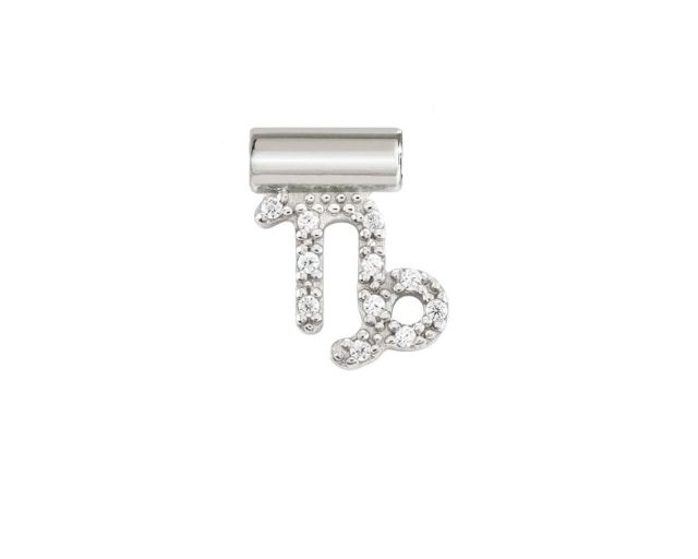 Pendant seimia silver capricorn with zircons
