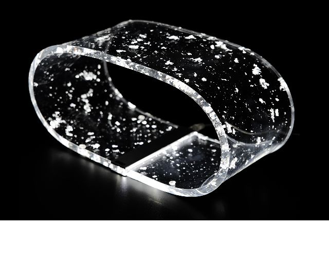 Lampada future grande argento