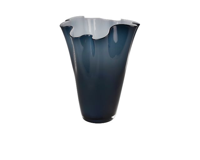 Vaso wave blu
