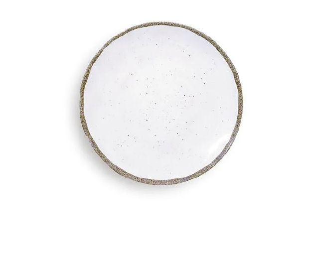 Set di piatti dessert terrae bianco 4 pezzi