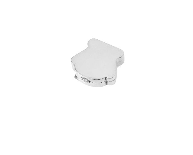 Portapillole argento liscio