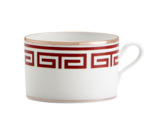 Tazza the labirinto scarlatto porcellana