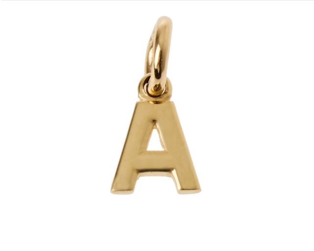 Pendant a letter gold 750‰