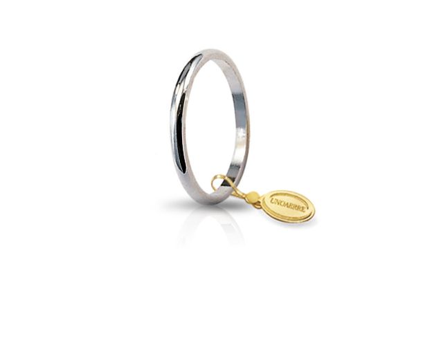 Fede francesina oro 750‰ oro bianco