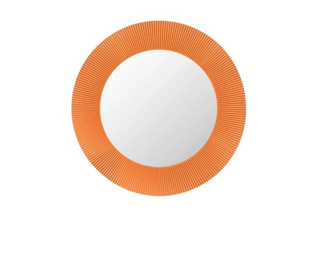 Specchio all saints colore arancio tangerine con luce integrata