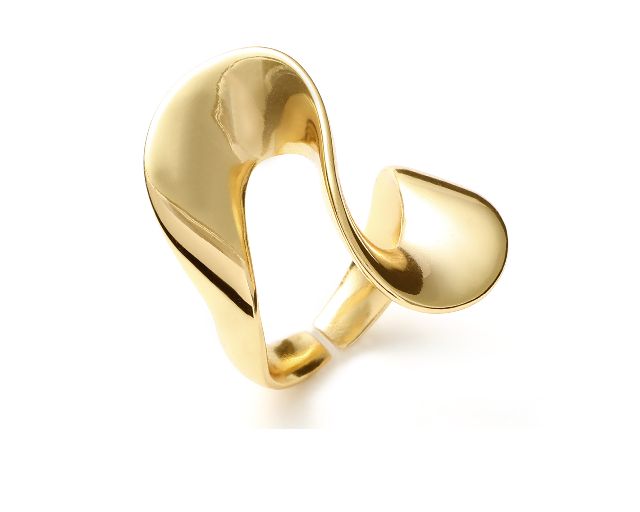 Anello classica in bronzo dorato