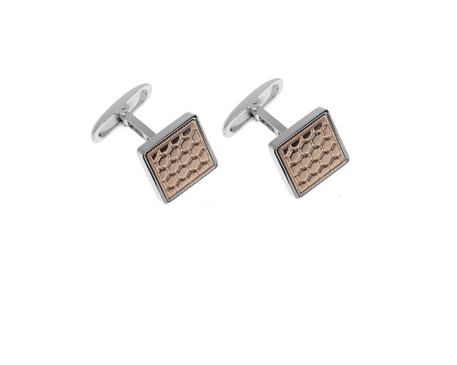 Gemelli Quadri Argento A Nido Dape Selezione Zanolli 157183 834ge911r