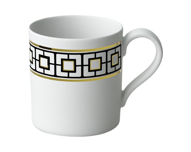Coffee cup metrochic porcelain