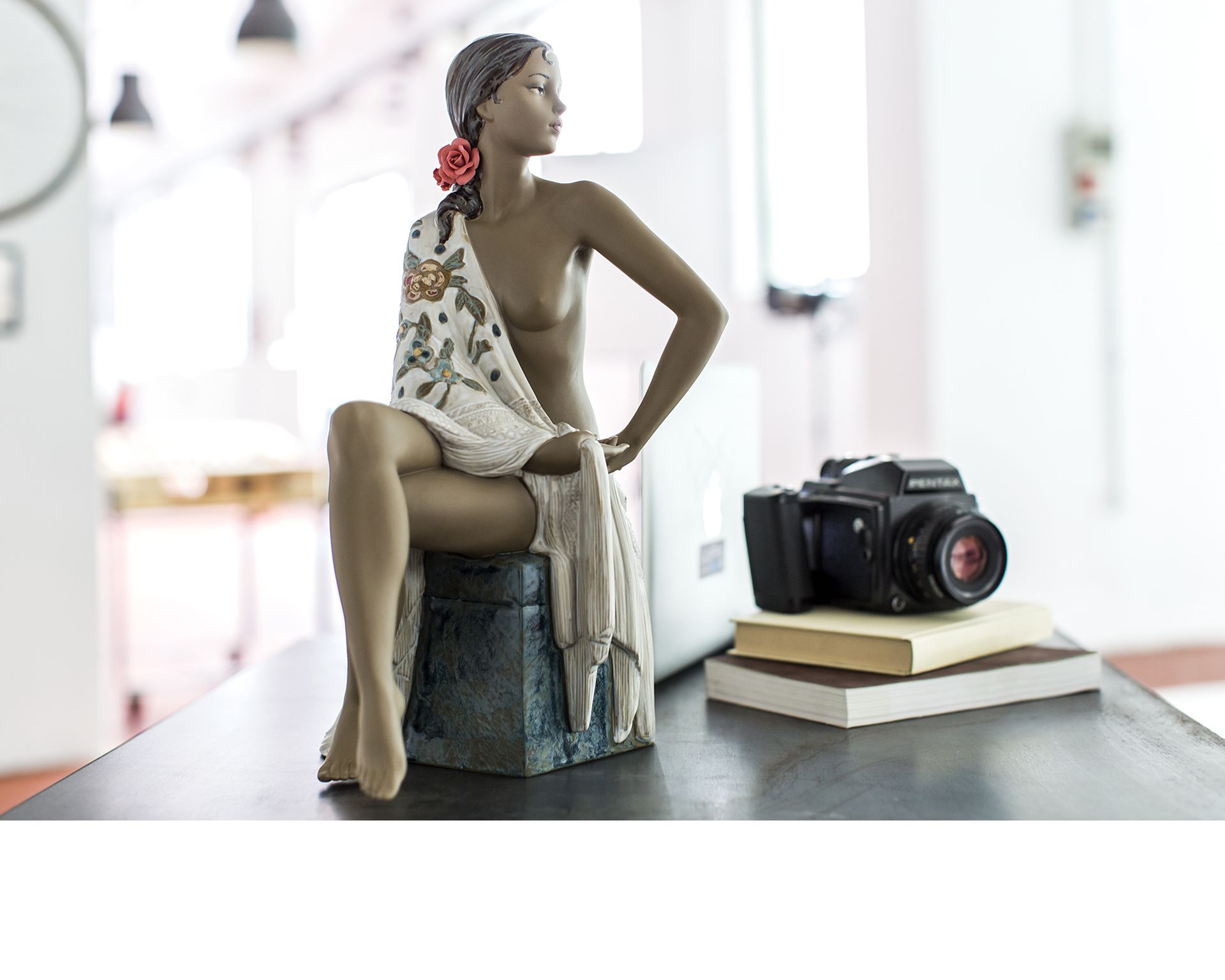 Nude With Shawl Porcelain Lladro