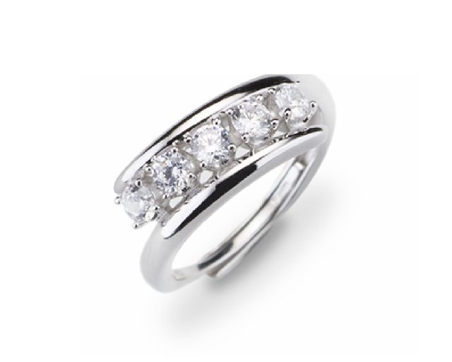 Anello argento con cubic zirconia