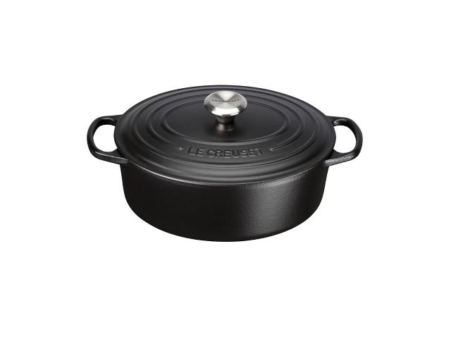 Cocotte ovale evolution ghisa nero matt