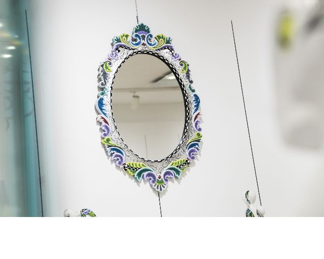 Specchio Mirror Oval Versailles Dipinto A Mano Toms Drag 145473 753td4404