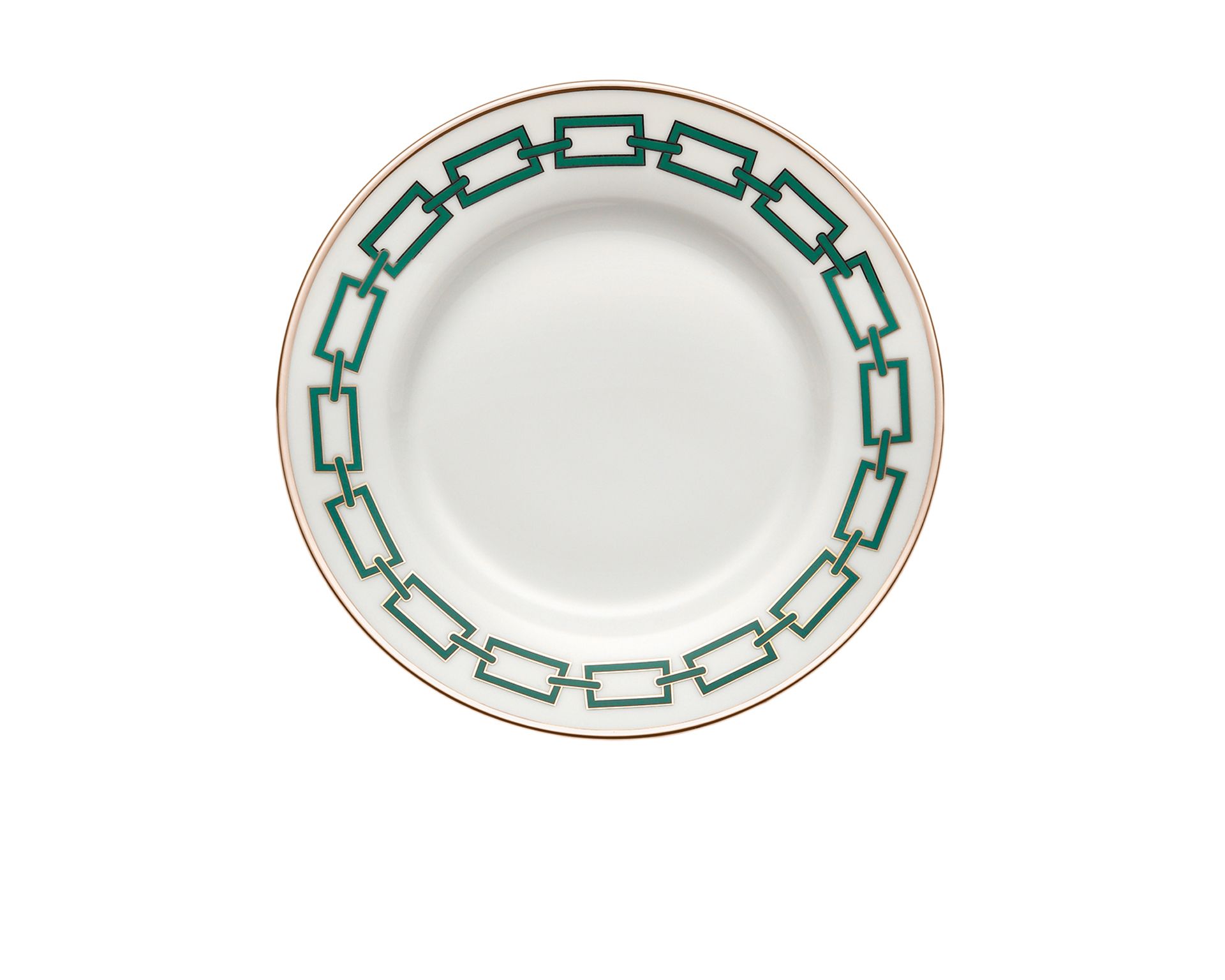 Dessert Plate Catene Smeraldo Porcelain Richard Ginori 140348 F00400pt1100220a08