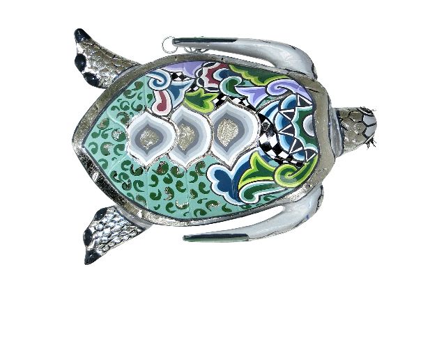 Turtle tilda m hand painted