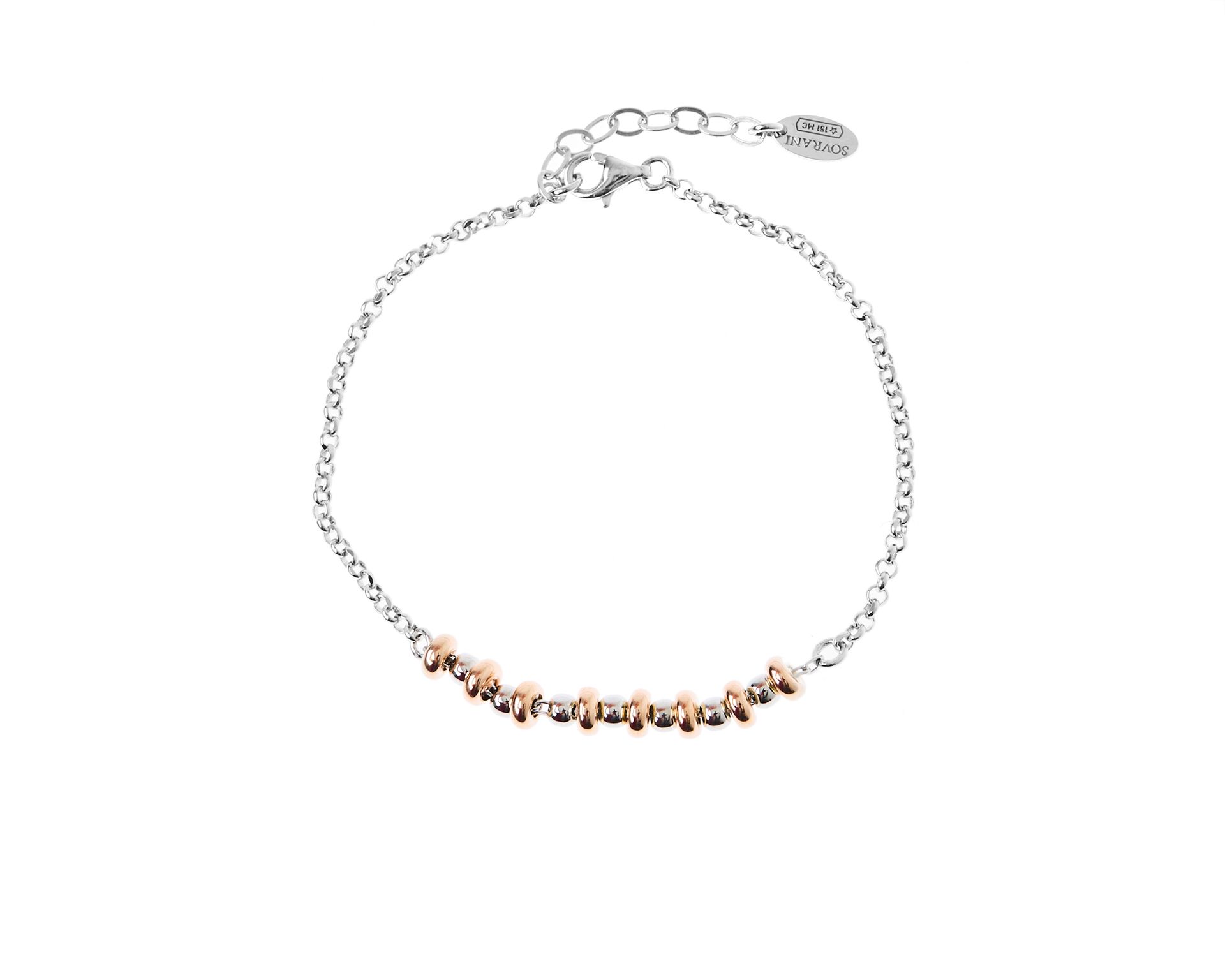 Bracciale Argento Con Elementi Centrali Rose Sovrani 177277 814j011