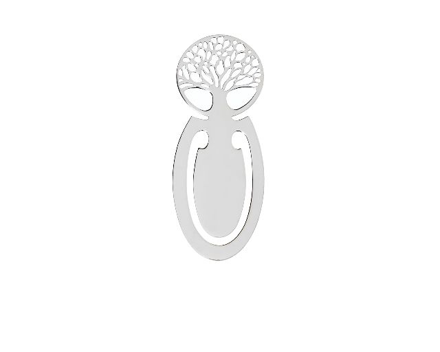 Segnalibro Albero Della Vita Argento Con Sacchetto Portaconfetti Selezione Zanolli 167818 964slavhx